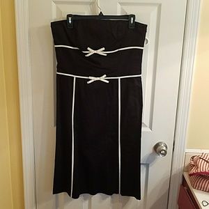 Ann Taylor classic strapless dress size 10